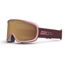 GIRO Cruz Dark Maroon Stacked-Amber Gold