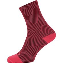 GORE C3 Mid Socks-hibiscus pink/chestnut red-35/37 GORE C3 Mid Socks-hibiscus pink/chestnut red-35/37
