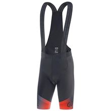 GORE Fade Bib Shorts+ black/fireball XXL
