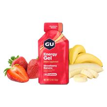 GU Energy Gel 32 g Strawberry Banana 1 SÁČEK (balení 24ks)