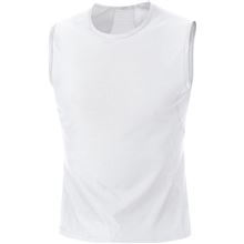 GORE M Base Layer Sleeveless Shirt-white-L