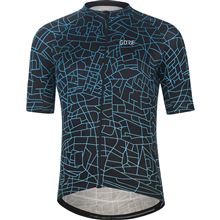 GORE Wear Gotham Jersey Mens-black/sphere blue-M GORE Wear Gotham Jersey Mens-black/sphere blue-M