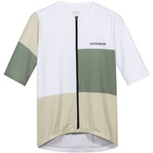 GORE SWIFTRIDE Block Jersey Mens white/slate green XL