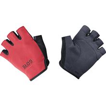 GORE C3 Short Finger Gloves-black/hibiscus pink-7