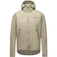 GORE FERNFLOW Hooded Windbreaker Mens tech beige L