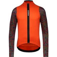 GORE Spinshift Thermo Long Sleeve Jersey Mens fireball/utility green L