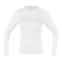 GORE M Women Base Layer Long Sleeve Shirt white XS