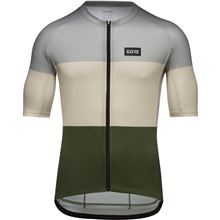 GORE Spirit Stripes Jersey Mens lab grey/tech beige L