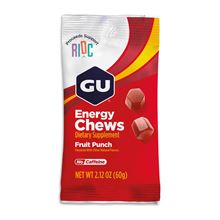GU Energy Chews 60 g Fruit Punch 1 SÁČEK (balení 12ks)